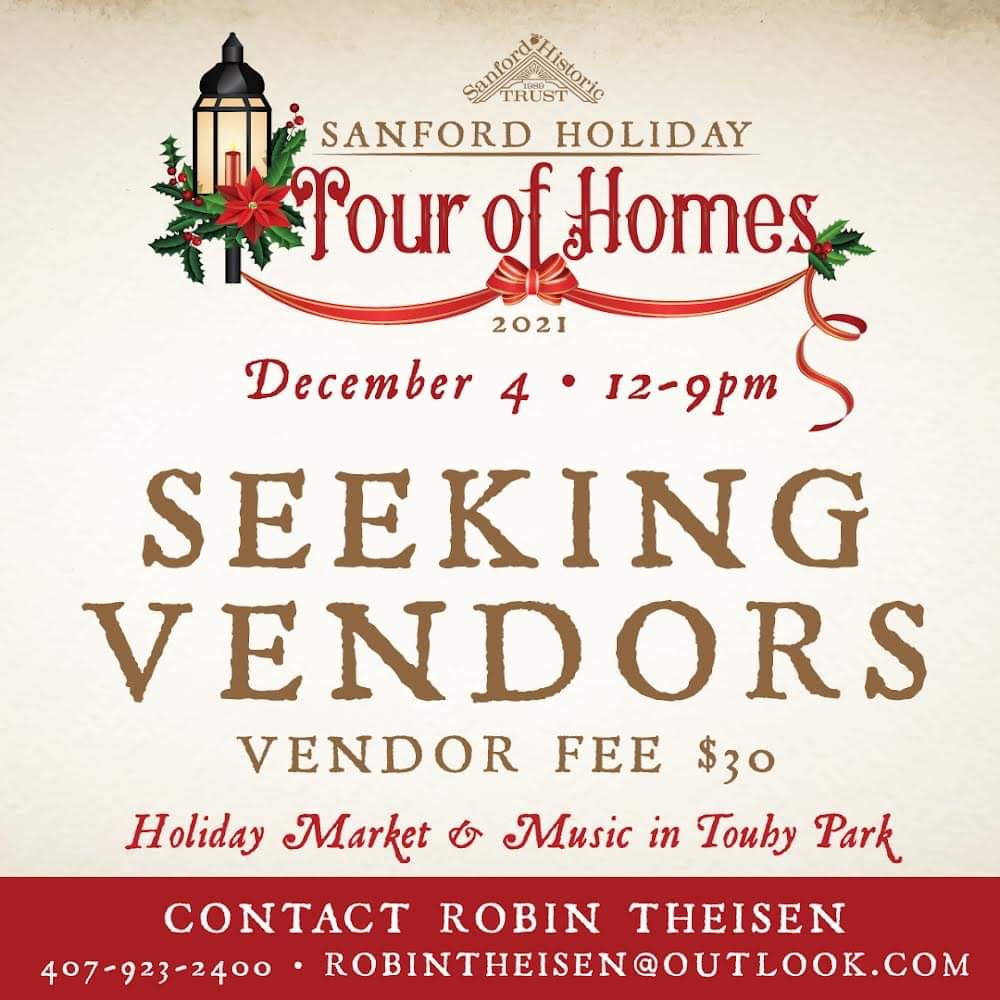 Seeking Vendors for Sanford Holiday Tour of Homes Sanford Herald